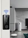 Biometric Bluetooth-compatible Anti-theft Fingerprint Password IC Card Door Lock