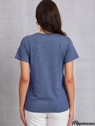 Round Neck Short Sleeve T-Shirt