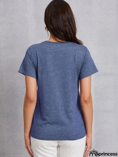 Round Neck Short Sleeve T-Shirt