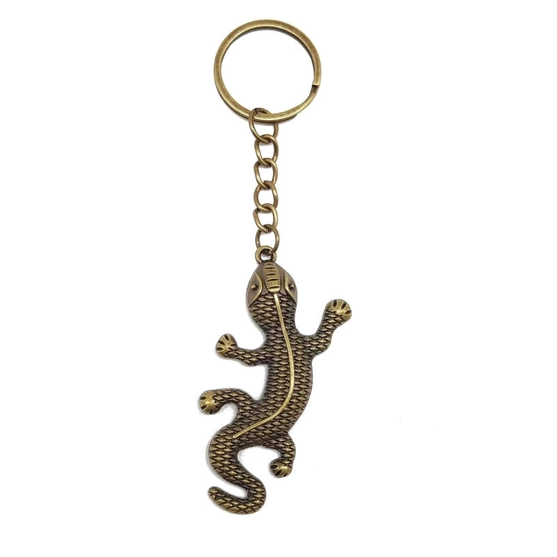 Gothic Cool Style Animal Lizard Alloy Plating Bag Pendant Keychain