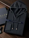 Choice 100% Goat Cashmere Sweater Men's Hoodie Pullovers Autumn Winter Soft Warm Comfy Cashmere Knitwear High Quality Tops