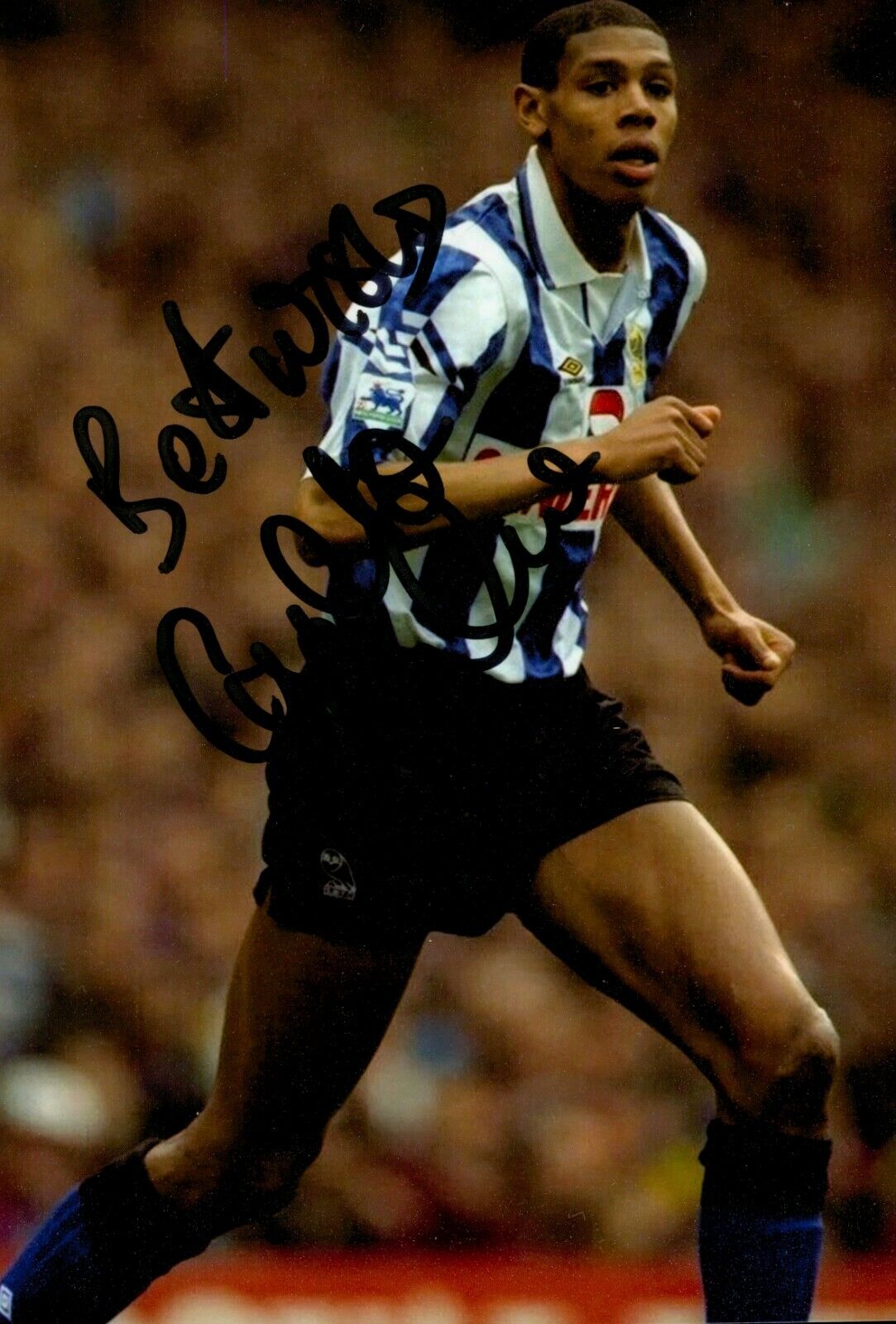 Carlton Palmer Signed 6x4 Photo Poster painting Sheffield Wednesday Leeds United Autograph + COA