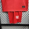 2024 Poland Away Football Shirt Kids Size 1:1 Thai Quality