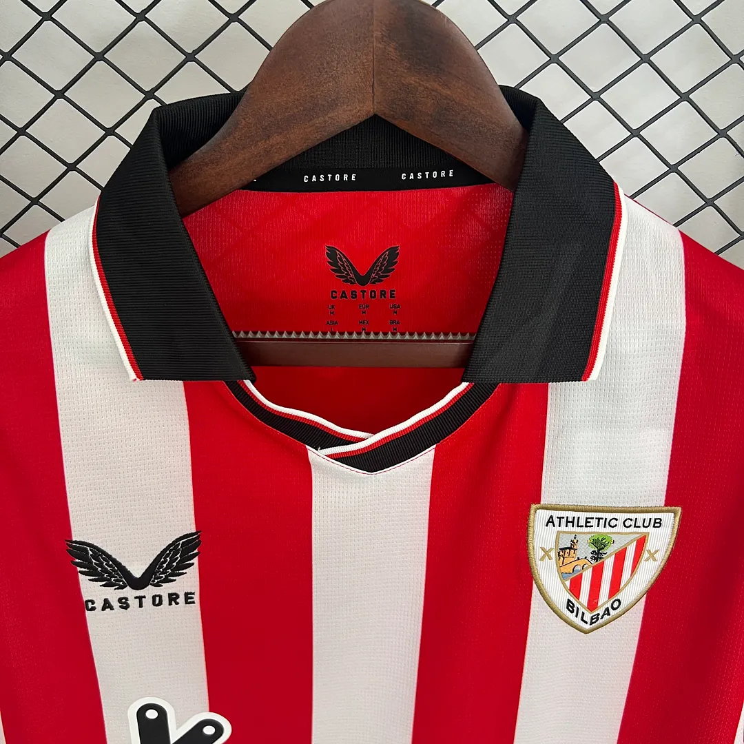25/26 Athletic Bilbao Home Football Shirt Thai Quality