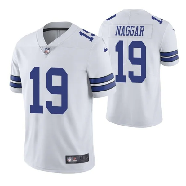 Men's Dallas Cowboys #19 Chris Naggar Navy Vapor Limited Stitched Jersey