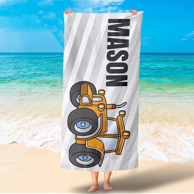 BlanketCute-Personalized Bath Towel with Your Name | 20