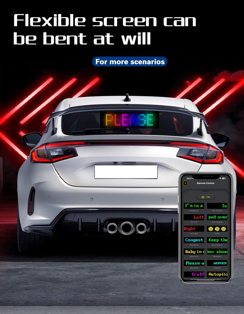 Product Introduction of Scrolling Huge Bright Advertising LED Signs. Flexible USB 5V LED Store Sign Bluetooth App Control Custom Text Pattern Animation Programmable LED Display for Store Car Bar Hotel 8