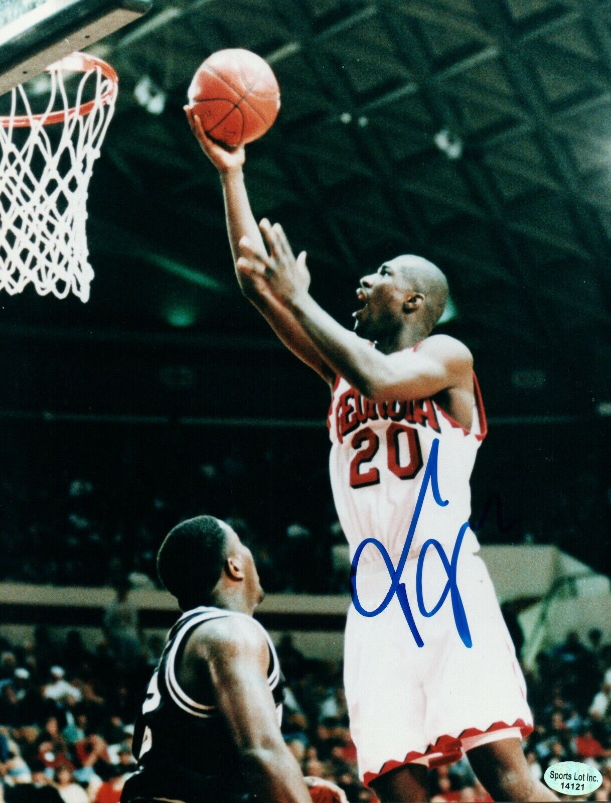 Jumaine Jones NBA College Georgia Hand Signed Autograph 8x10 Photo Poster painting