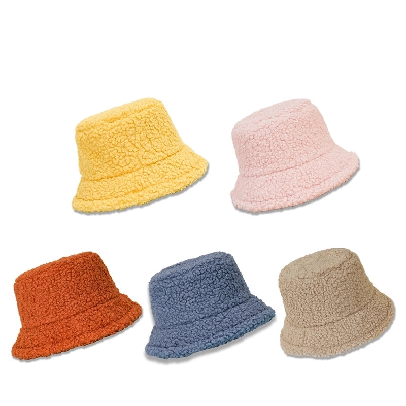New Autumn And Winter Hats Fisherman Hat Warm And Cold Sunshade Wide-brimmed Face Small Basin Hat Korean Trend