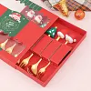 Ensemble De Vaisselle De No&euml;l En Acier Inoxydable
