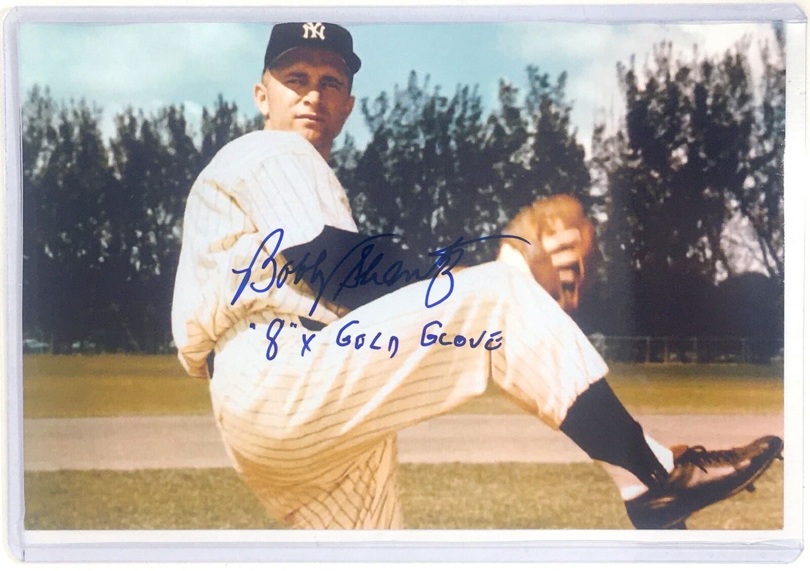 Bobby Shantz Signed 4x6 Photo Poster painting New York Yankees Athletics A's MVP Autograph Auto