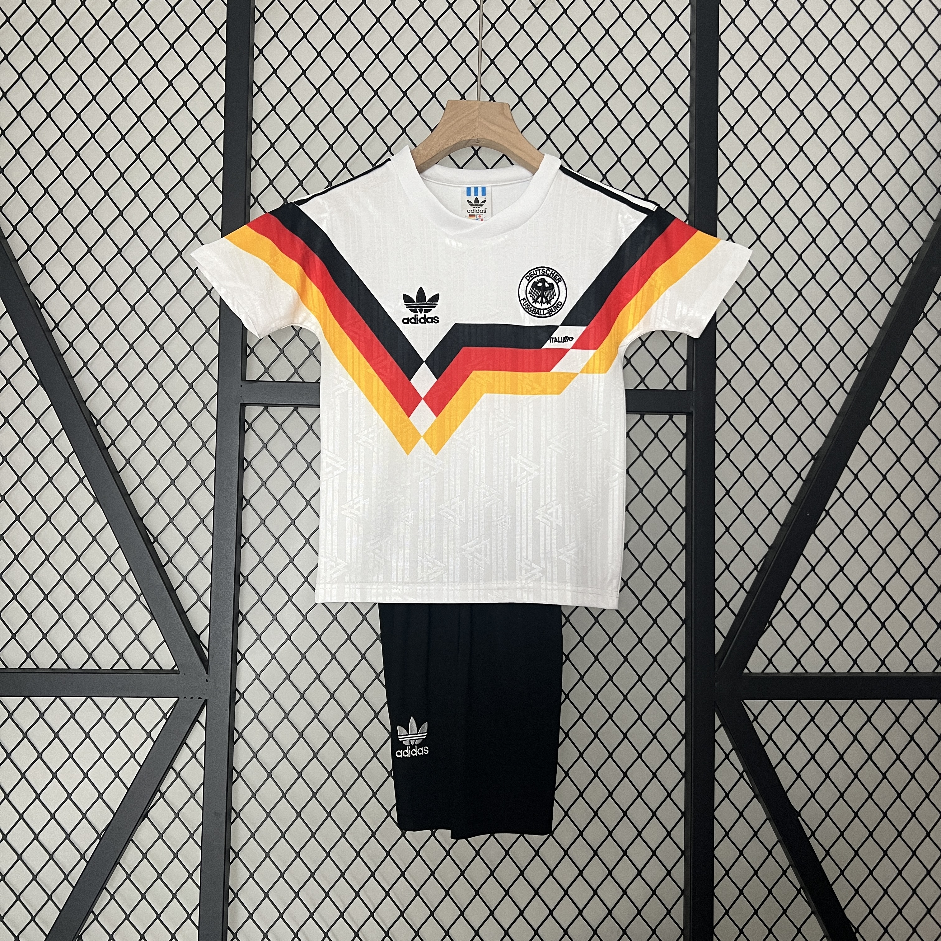 Retro Germany 1990 Home Stadium Kids Kit