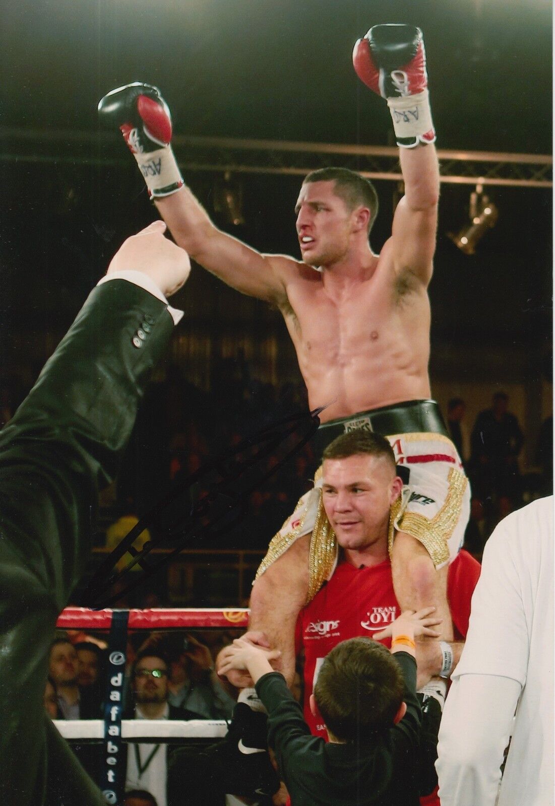 Tommy 'BOOM BOOM' Coyle Hand Signed Boxing 12x8 Photo Poster painting 7.