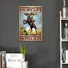 Cowgirl Sometimes I Look Back On My Life - Metal Tin Signs(8*12Inch)