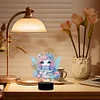 Unicorn Diamond Painting Night Light Diamond Art Lamp Home Decoration (C)