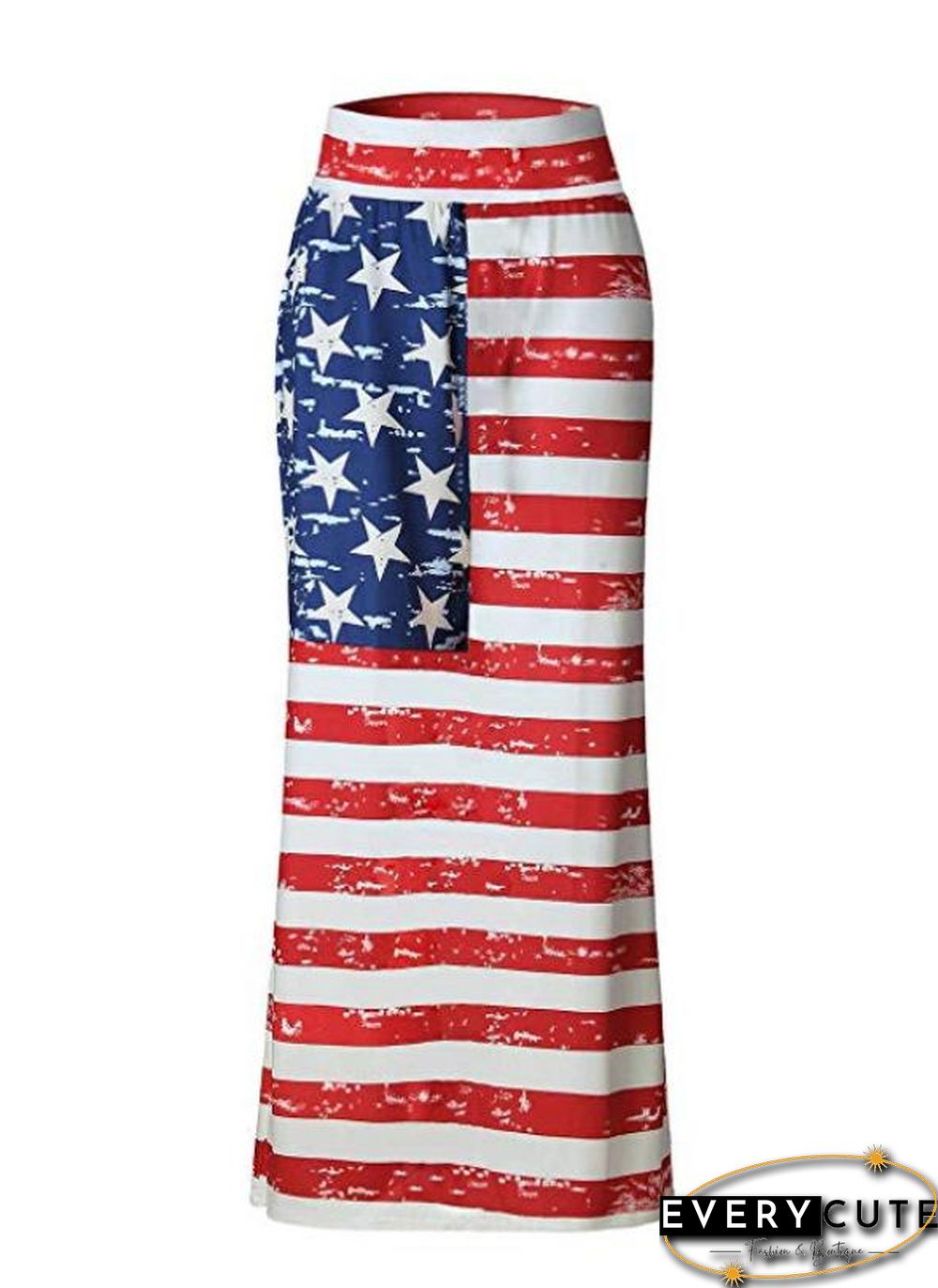 Women's Flag Printed Skirt