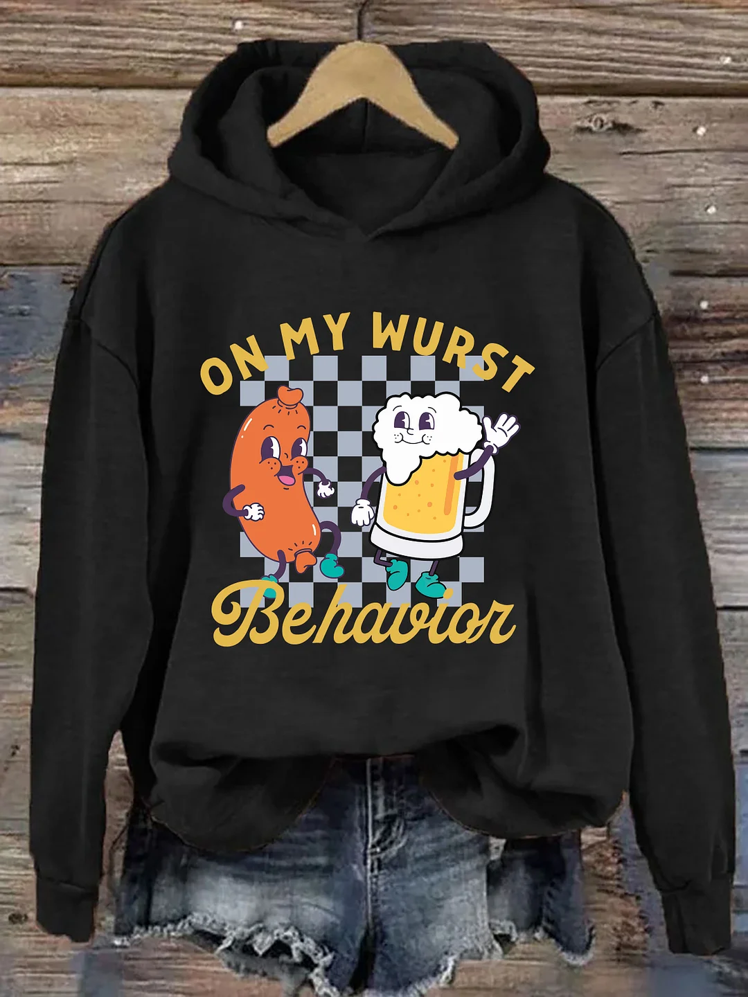 On My Wurst Behavior Hoodie