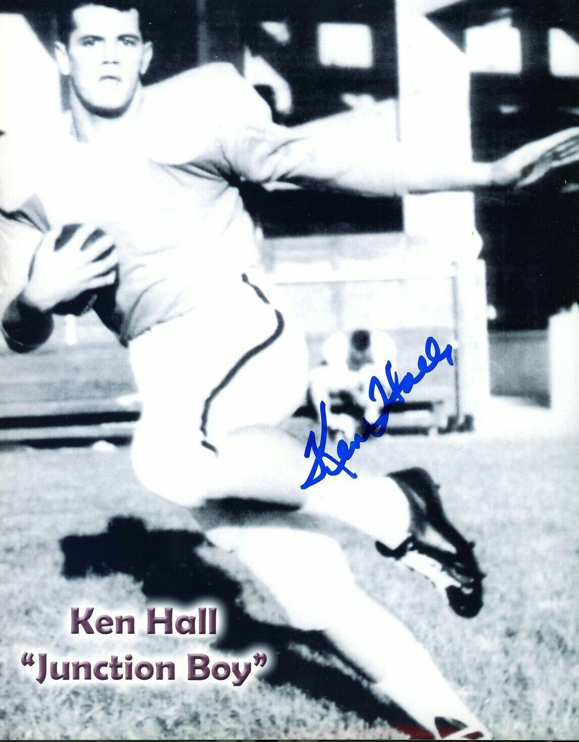 Ken Hall autographed 8x10 Texas A&M In Person Junction Boy #2