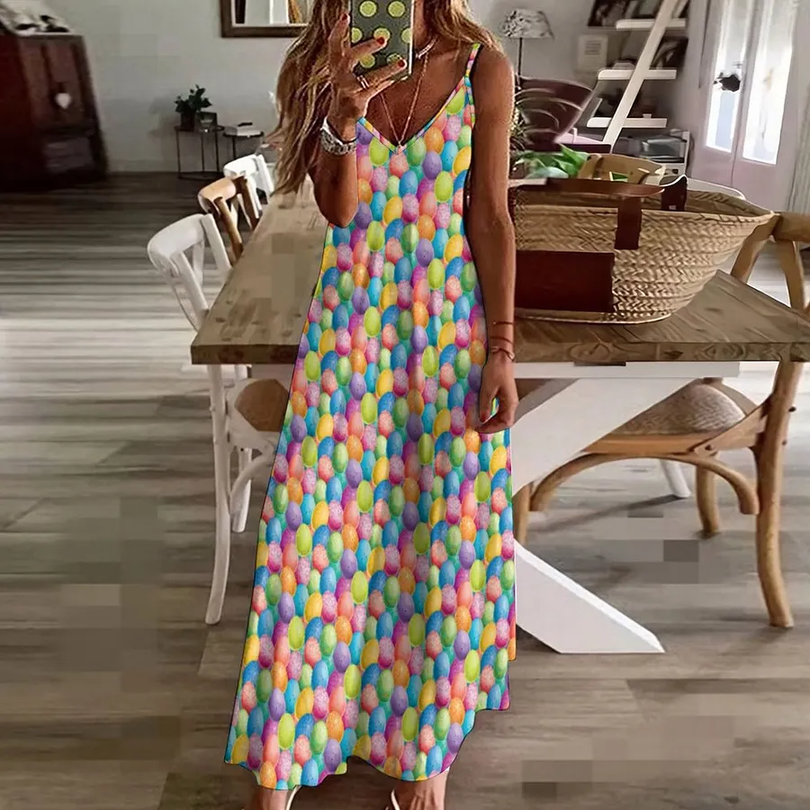 flowy easter dresses Womens Casual Flowy Chiffon Maxi Floral Dress A-line Ruffle Short Sleeve V Neck Empire Waist Long Vacation Dresses at Amazon Women's Clothing store