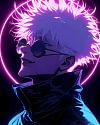 Satoru Gojo Decorative Painting - Jujutsu Kaisen - H-TWO Studio