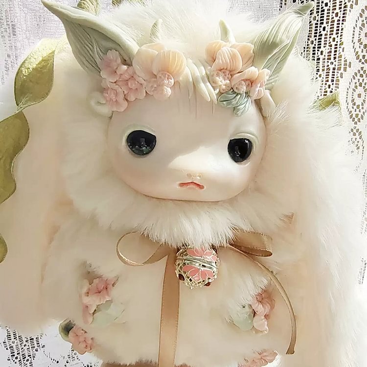 Handmade Fantasy Creature Art Doll Mythical Creatures Cute Furry Little Fox