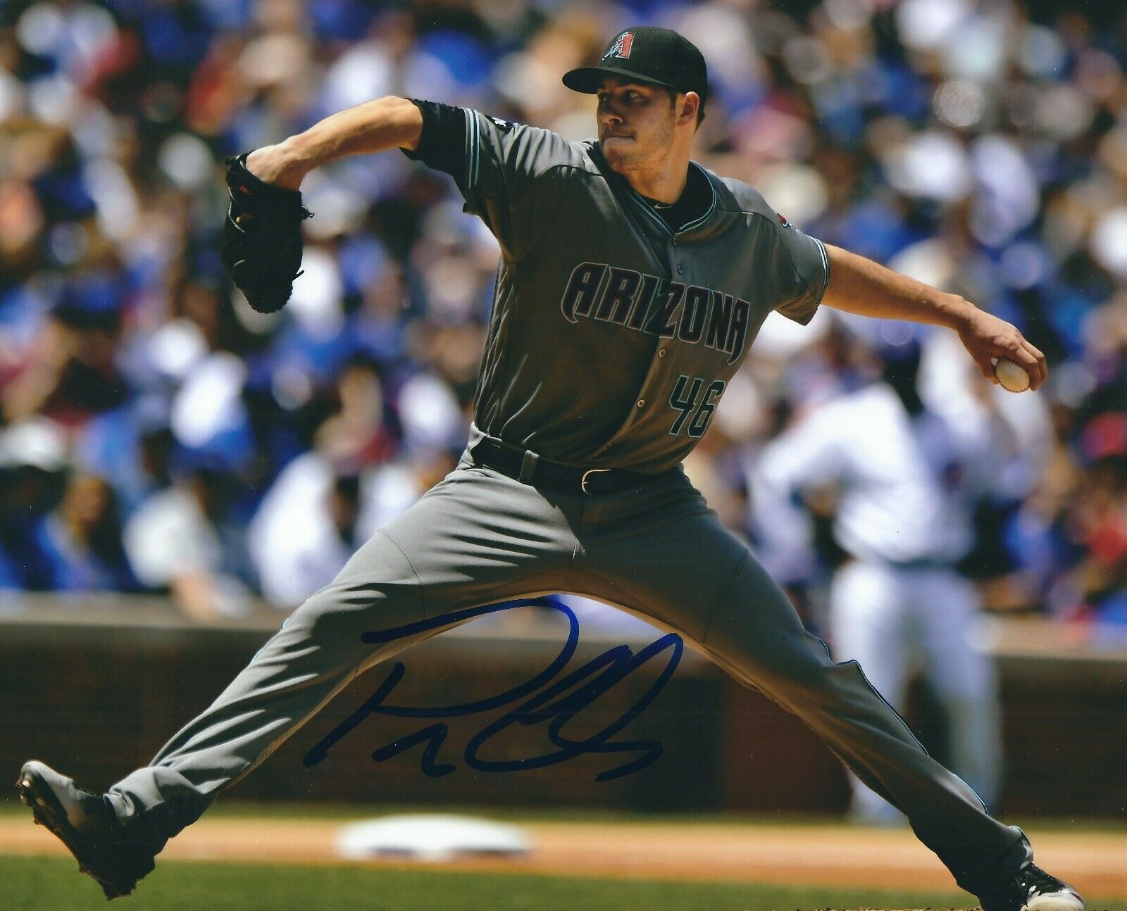 Signed 8x10 PATRICK CORBIN Arizona Diamondbacks Autographed Photo Poster painting - COA