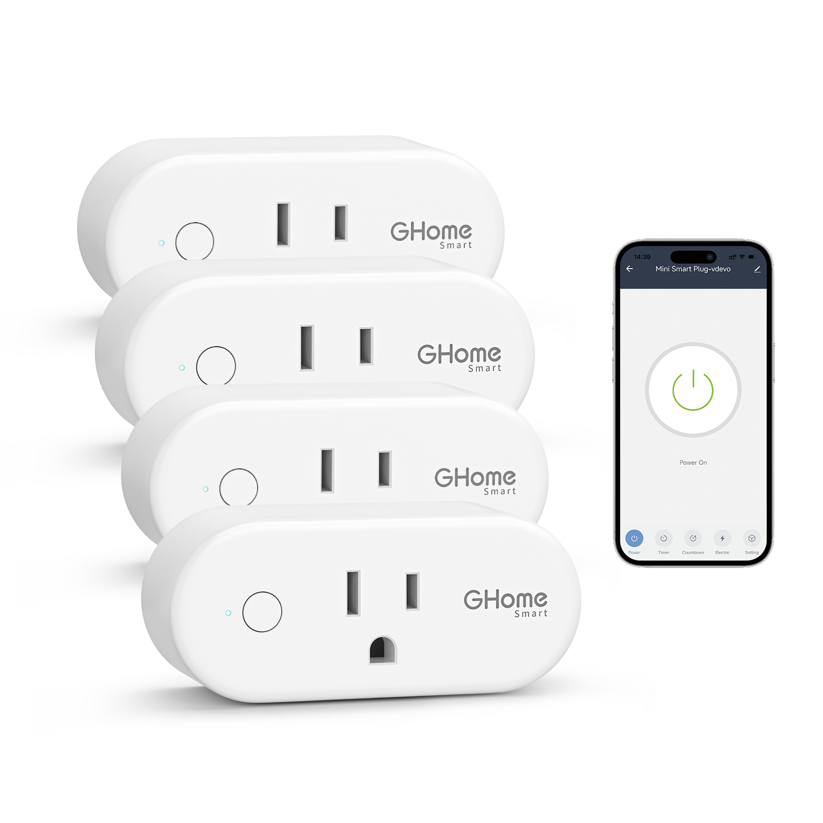 Smart Wifi Plug 15A WP6(4-pack)