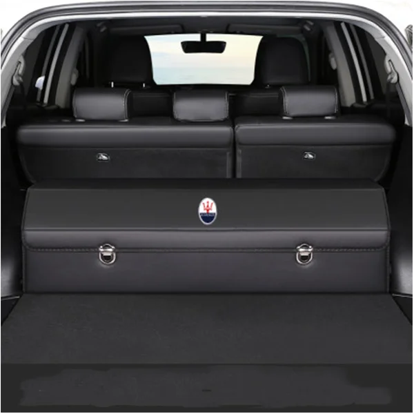 Car Trunk Leather Storage Box