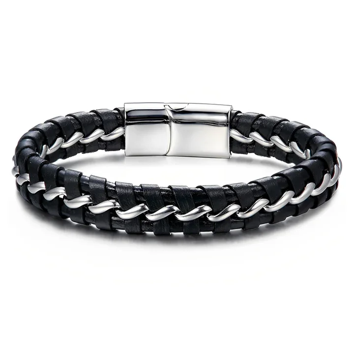 To My Son Leather Wave Bracelet Highs and Lows Bracelet Birthday Gift "I WILL BE THERE FOR YOU"