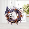 Halloween Skeleton DIY Diamond Painting Double Sided Effect Garland Pendant Kit for Wall Window