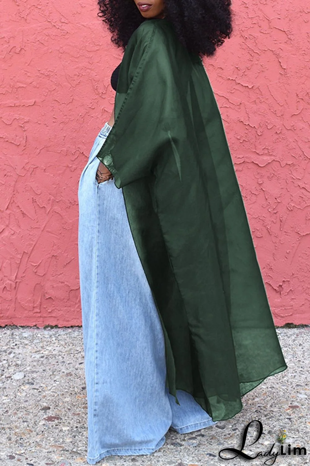 Black Casual Solid Patchwork Outerwear