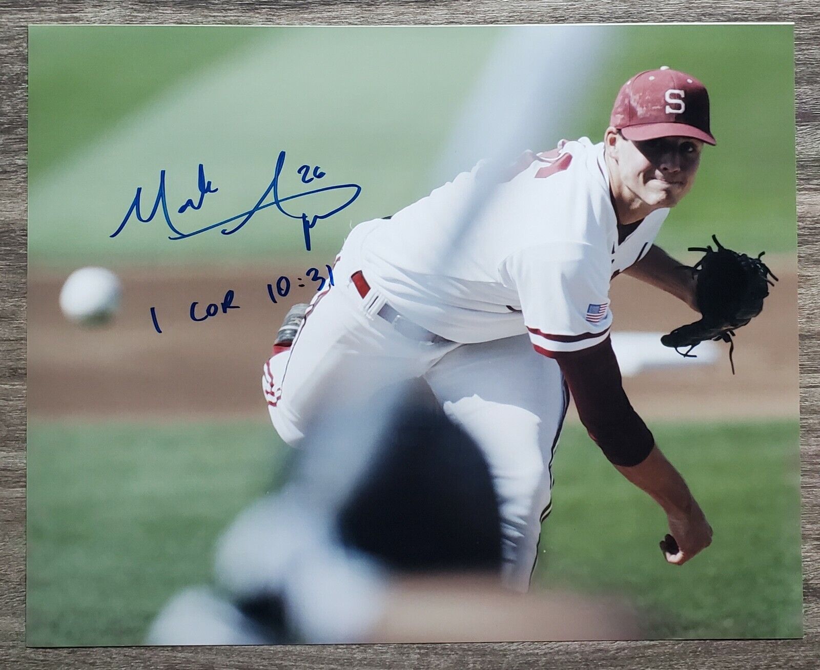 Mark Appel Signed 8x10 Photo Poster painting Houston Astros Stanford MLB RAD