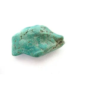 pornhint Pornhint Wavy Grade A Turquoise Tumbled Nugget 26 grams 50x34mm Mexico Reiki Healing Crystal Power Perfect for Wire Wrap Jewelry