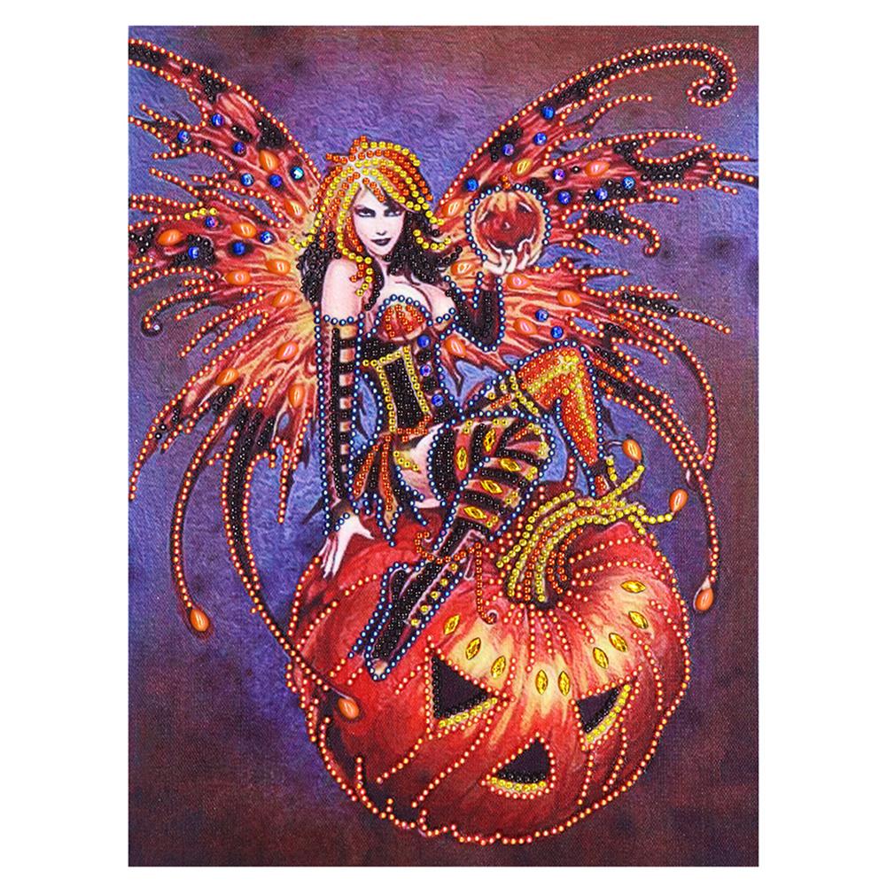 

30*40CM-Witch-Round Drill Diamond Painting, 501 Original