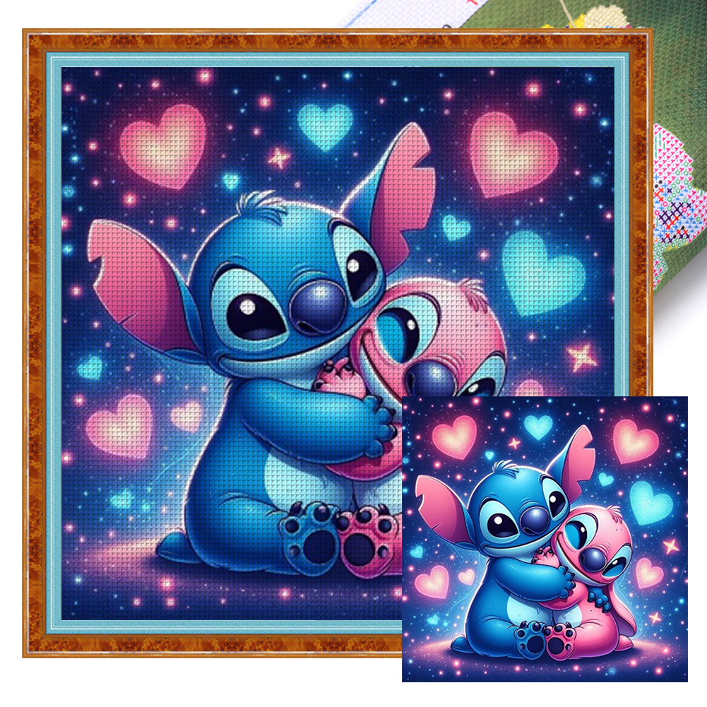 Stitch With Hug Full 11CT Pre-stamped Canvas(40*40cm) Cross Stitch