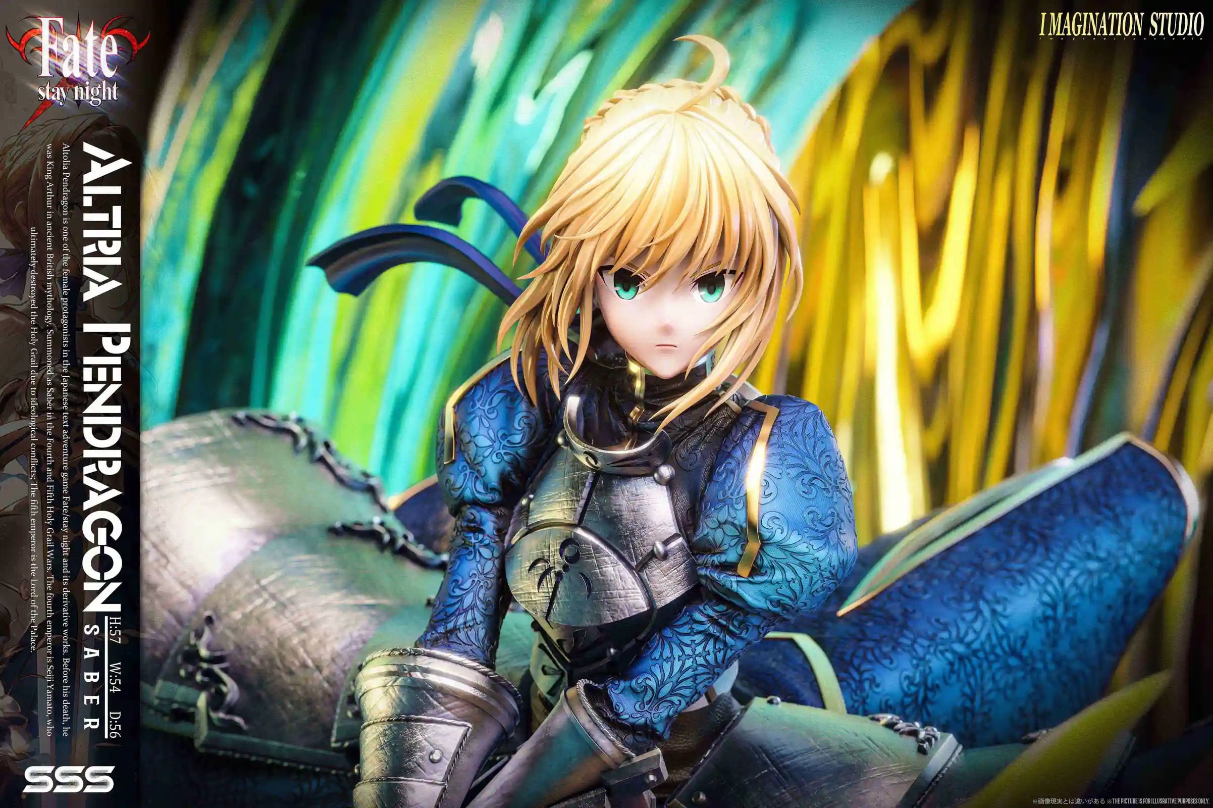 Imagination Studio セイバー 1/6 スタチュー 1/6 Scale Saber Artoria Pendragon with LED - Fate/Stay Night Resin