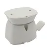 Camper Door Retainer Catch Nylon Door Stop Retaining Catch Holder (White)