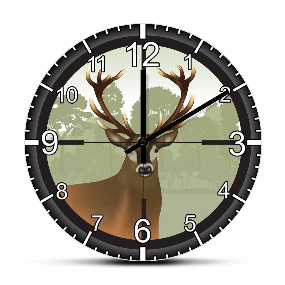

Rifle Lens Deer Aiming - Frameless Acrylic Wall Clock, 501 Original