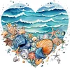 Diamond Painting-DIY Full Round Drill Love Starfish