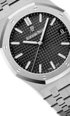 Silver 904L Steel Black Dial - Automatic Watch - 41mm