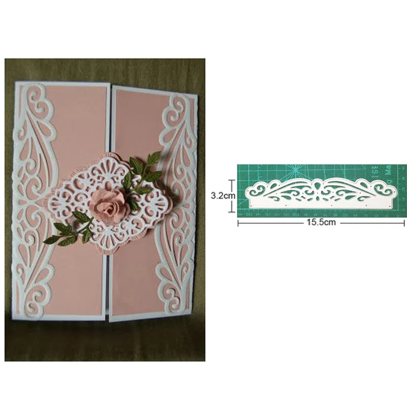 2021 New Dies Metal Cutting Dies Cut Die Mold Heart Stars Border Decoration Scrapbook Dies Knife Mould Blade Punch Stencils Dies