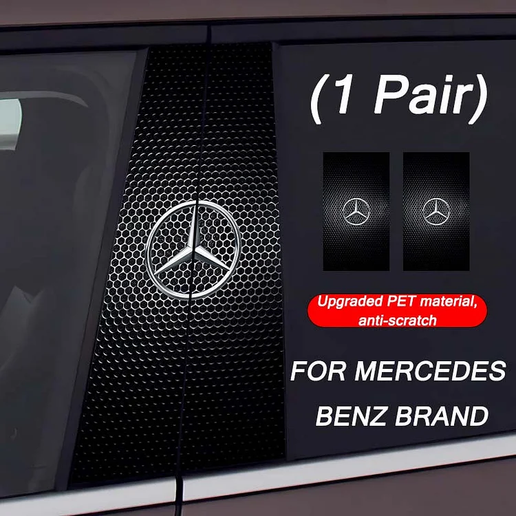 Car center column stickers Personalized creative decorative stickers Anti-scratch and wear-resistant