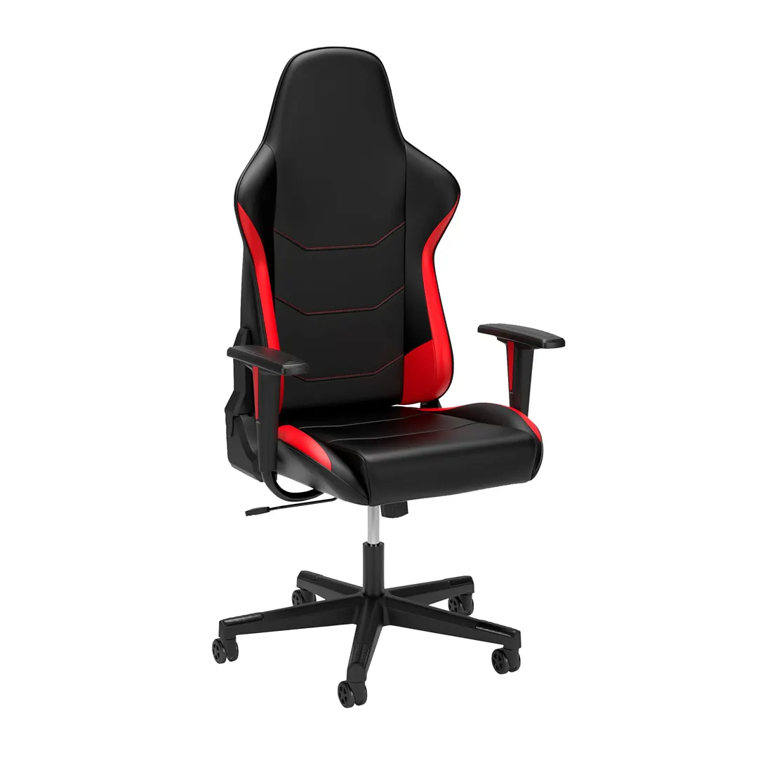 Ergonomic office chair with integrated headrest