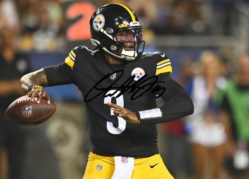 Dwayne Haskins Signed Photo Poster painting 8X10 rp Autographed ** Pittsburgh Steelers