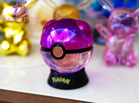  [Pre-Order]Transparent Master Ball with LED - Pokemon Resin Statue - SAKURA Studio 