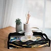 Acrylic Moonlight Cat 5D Diamond Painting Tray Art Craft Kit