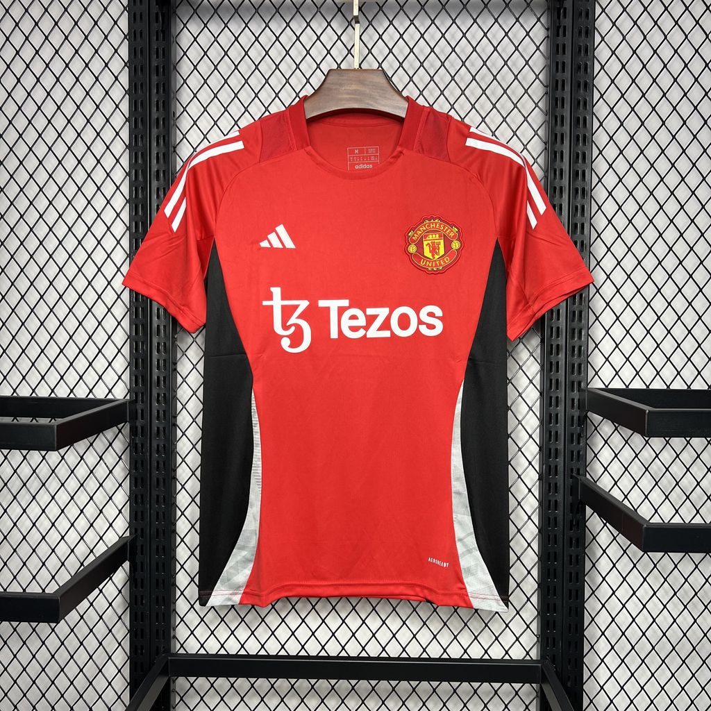 Manchester United 24-25 Red Pre-match Training Jersey - Fans Version