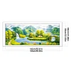 Mountain Stream-11CT Stamped Cross Stitch Silk Thread 150*66cm/59.06*25.98in(Big Size)