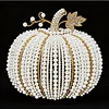 Pumpkin DIY Pearl Art Diamond Painting Kit for Adult Home Decor 25x25cm With Frame