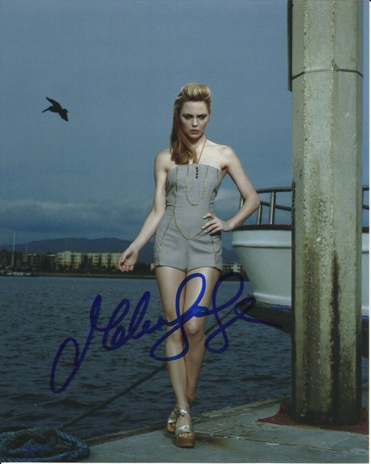 MELISSA GEORGE SIGNED SEXY Photo Poster painting UACC REG 242 (1)